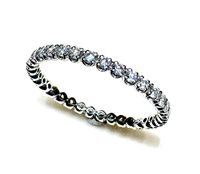 Anello X-Diamond Donna Eternity in Oro bianco Diamante Lab Grown LXDAET010R4BR065